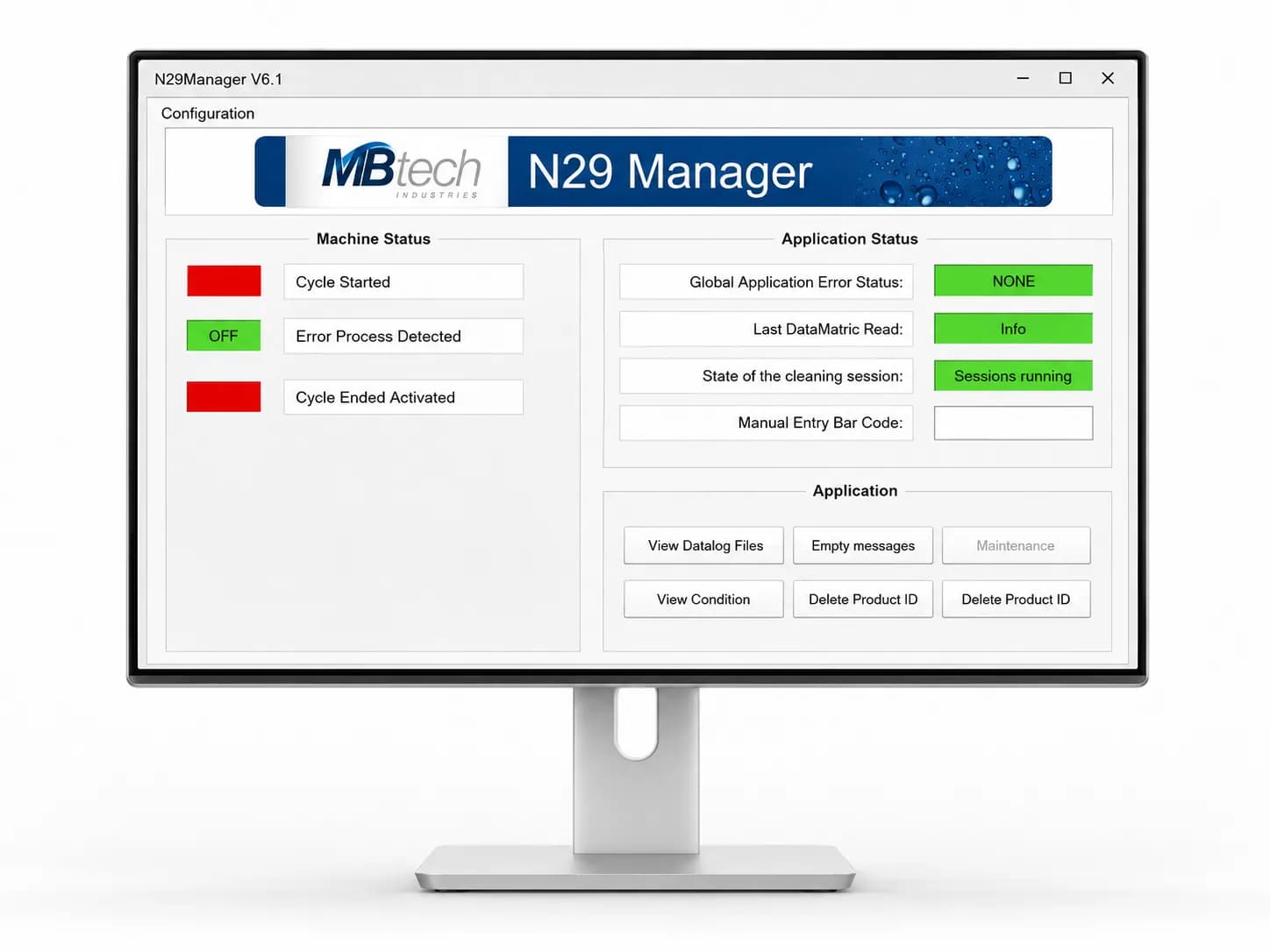 Machine de nettoyage MBtech N29MANAGER